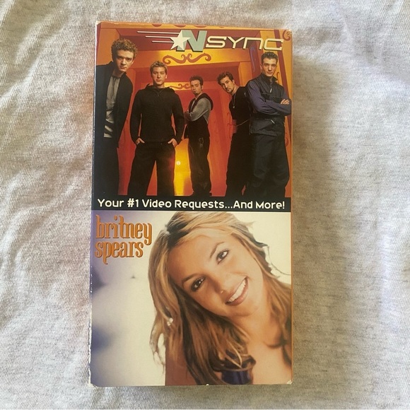 Nsync & Britney Spears Your #1 Video Requests and More! VHS - Picture 1 of 2